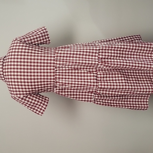 Emery Rose Checkered Button-Down Dress, Size S - Picture 3 of 5